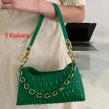 Women Underarm Purses Two Straps 5 Colors Lady Shoulder Handbags