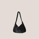 Shoulder Bags Women PU Solid Leisure All-match Style OL Ins Underarm Handbags