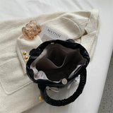 Soft Leather Tote Shoulder Bag for Women with Thick Handle