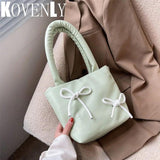 Soft Leather Tote Shoulder Bag for Women with Thick Handle