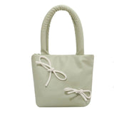 Soft Leather Tote Shoulder Bag for Women with Thick Handle