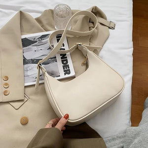 Casual Crossbody Shoulder Bag Women PU Leather Handbag