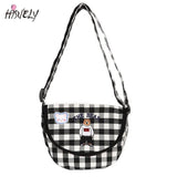 Canvas Print Bear Messenger Bag for Girls