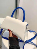 Ins Women Shoulder Bag Crossbody Square Pack PU Leather Handbag