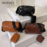 Women Handbags with Small Purse PU Shoulder Bag Large-capacity Portable