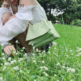 Soft Pu Leather Ladies Tote Purse Handbags Candy Women Small Shoulder Bags