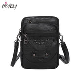 Soft Leather Mini Phone Shoulder Bag Wallet