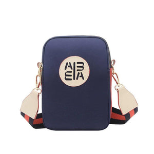 Small Square Shoulder Bag Canvas Crossbody Vintage Messenger Pack