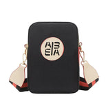 Small Square Shoulder Bag Canvas Crossbody Vintage Messenger Pack