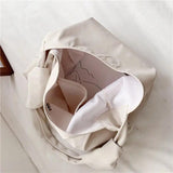 Large Capacity Nylon Shoulder Bag All-match Style Travel Handbag