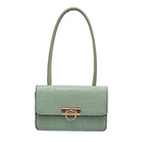 Retro Messenger Bag Solid Square Shoulder Bag for Ladies