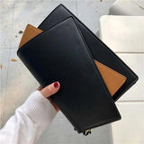 Panelled Shoulder Bag Vintage Envelope Cross-body PU Handbag