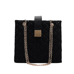 Small Square Crossbody Bag Solid Handbag Women's Shoulder Bag