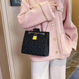 Small Square Crossbody Bag Solid Handbag Women's Shoulder Bag
