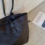 Large Nylon Shoulder Bags Waterproof Top-handle Totes for Women