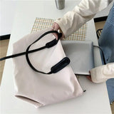 Large Nylon Shoulder Bags Waterproof Top-handle Totes for Women