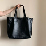 Large Capacity Shoulder Bags Women Shopping Tote Bag Travel Vintage Ladies Ins H