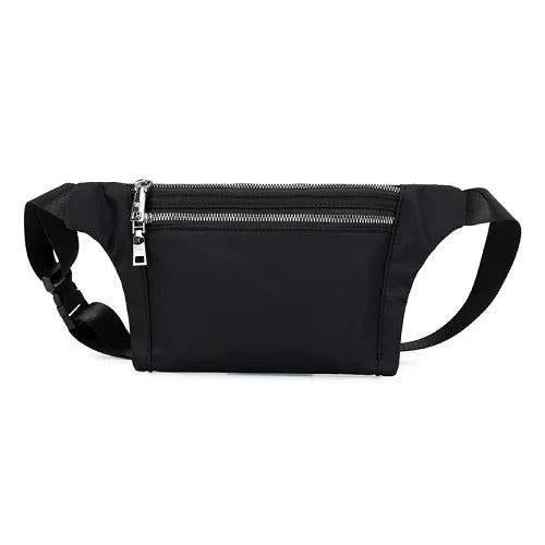 Women's Vintage Mini Shoulder Bag Messenger Lightweight Nylon Solid Zip