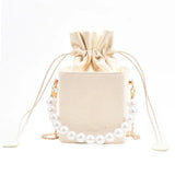 Vintage Summer Crossbody Bucket Bag Print Pattern Woman Bag Female Shoulder