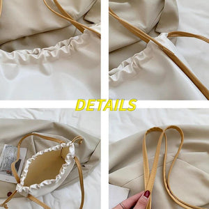Women PU Shoulder Bag Large Capacity Stylish Handbag
