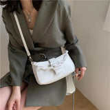 Crocodile Pattern Women's Shoulder Messenger Bag Chain Bag