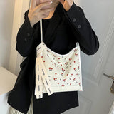 Colorful Cherry Fruit Shoulder Bag Tote for Women Lady