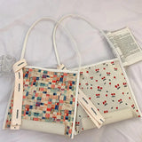 Colorful Cherry Fruit Shoulder Bag Tote for Women Lady
