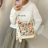 Colorful Cherry Fruit Shoulder Bag Tote for Women Lady