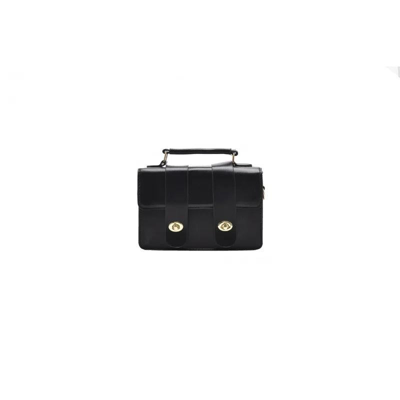 Women Shoulder Bag Handbags Wild Girls Belt Buckle Small Square Messenger Bag