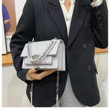 Shoulder Bag Texture PU Messenger Bag Chain Mobile Phone Bag