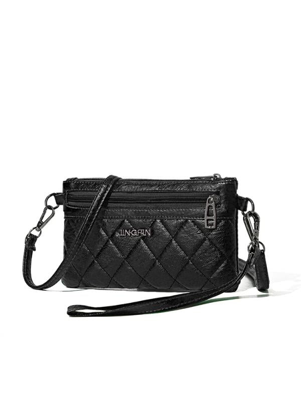 Vintage Envelope Shoulder Bag PU Leather Clutch Crossbody Handbag