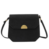 Solid Flap Bag Women PU Leather Crossbody Bags For Women