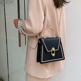 Metal Handle Handbags Crossbody Shoulder Messenger Bag