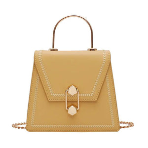 Metal Handle Handbags Crossbody Shoulder Messenger Bag