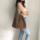 Hollow Woven Women Shoulder Bags Knitting Handbags Large Capacity Tote Bag