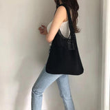 Hollow Woven Women Shoulder Bags Knitting Handbags Large Capacity Tote Bag