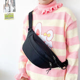 Large Capacity Messenger Bag Retro Chest Bag Leisure Waist Bag