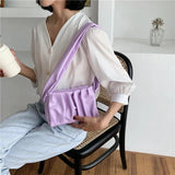 Niche Fold Bag Commuter Underarm Bag Soft Side