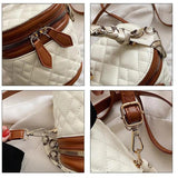 Vintage Bucket Messenger Bag Ladies Scarf Handle Handbag