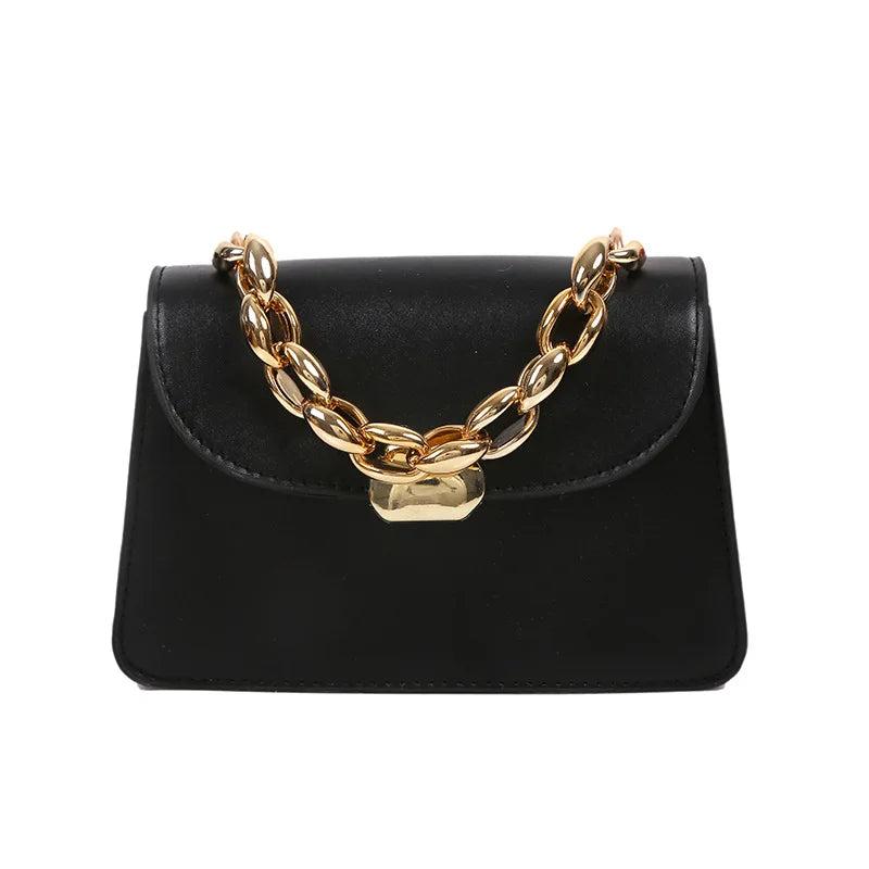Retro Shoulder Bag Stylish Crossbody PU Leather Handbag Female Messenger