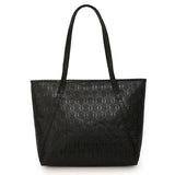 Women PU Leather Embossing Casual Tote Beach Bag Portable Shoulder Shopping Bag