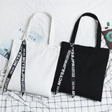 Canvas Shoulder Bags Bucket School Shopping Bags Beach Bag Heuptasje Sacoche Fem