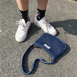 Cowboy Canvas Bag Diagonal One-Shoulder All-Match Bag