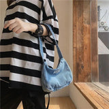 Cowboy Canvas Bag Diagonal One-Shoulder All-Match Bag