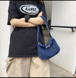 Cowboy Canvas Bag Diagonal One-Shoulder All-Match Bag