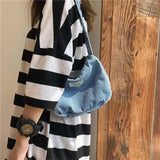 Cowboy Canvas Bag Diagonal One-Shoulder All-Match Bag