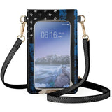 Coloranimal Star Flag Retriever Bulldog Phone Bag Ladies Messenger Wallet