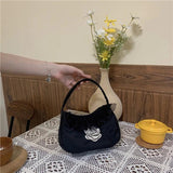 Wild One-Shoulder Middle-Aged Bag, Retro Underarm Bag