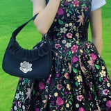 Wild One-Shoulder Middle-Aged Bag, Retro Underarm Bag