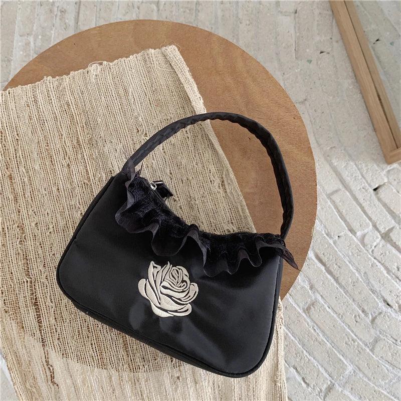 Wild One-Shoulder Middle-Aged Bag, Retro Underarm Bag